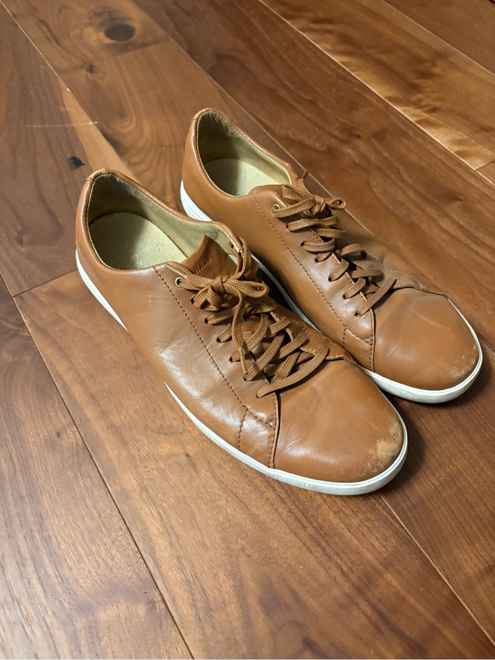Cole Haan Tan Leather Casual Sneakers